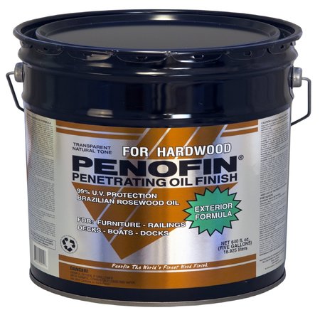 PENOFIN Transparent Hardwood Oil-Based Penetrating Hardwood Stain 5 gal F3XHW5G